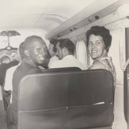 Golda Roshuevel parents Sigfried Roshuevel and Judith Evans.